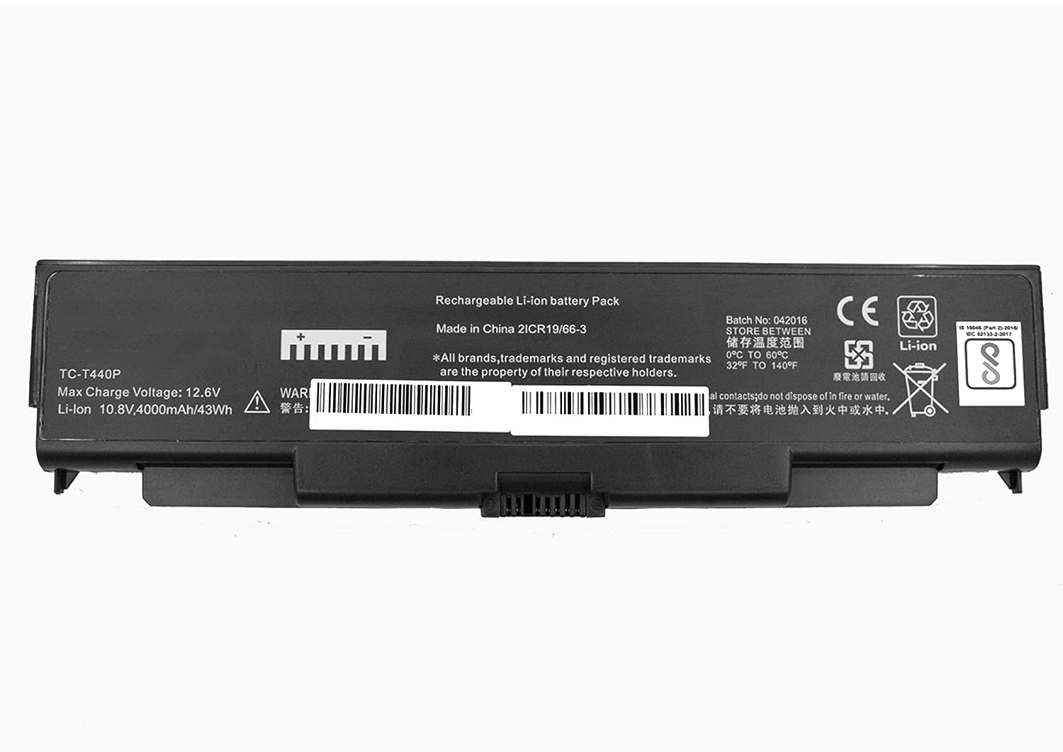 thumbnail interactive-video image 1 of 9-Cell 7800mAh Battery For Lenovo ThinkPad T440P T540P L440 L540 W540 45N1151 1 of 6
